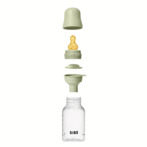 BIBS – Biberon rond 150 ml en latex Slow Flow – Sage