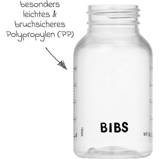 BIBS – Biberon rond 150 ml en silicone slow flow – Sage