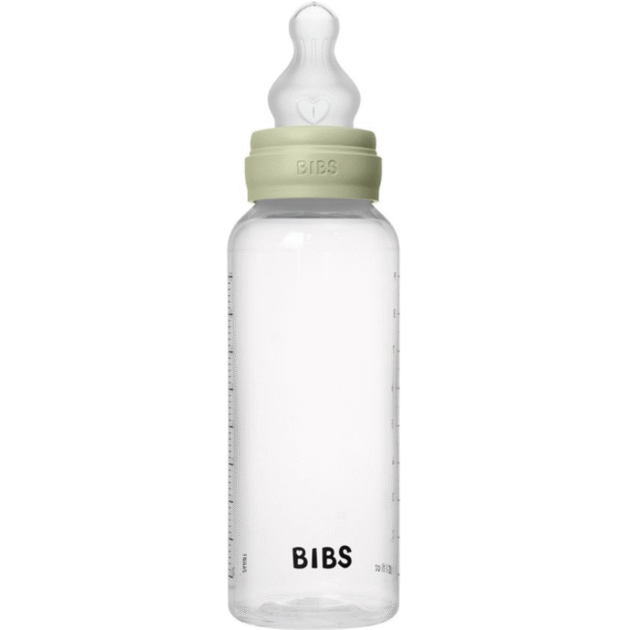 biberon rond 270 ml en silicone medium flow BIBS – Biberon rond 270 ml en silicone medium Flow – Sage