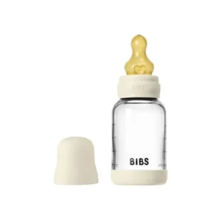 bibs-biberon-en-verre-120-ml-ivoire BIBS – Biberon grow and flow latex set 150ml + 270ml - Ivory