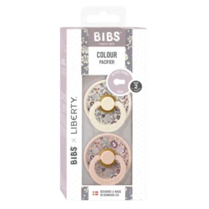 bibs - lot de 2 sucettes eloise blush mix 6-18 mois Bibs - Lot de 2 Sucettes Eloise Blush Mix 6-18 mois