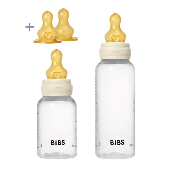 bibs – biberon grow and flow latex set 150ml + 270ml BIBS – Biberon grow and flow latex set 150ml + 270ml - Ivory
