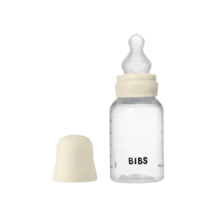 BIBS –  Biberon grow and flow silicone set 150ml + 270ml - Ivory