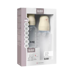 BIBS –  Biberon grow and flow silicone set 150ml + 270ml - Ivory