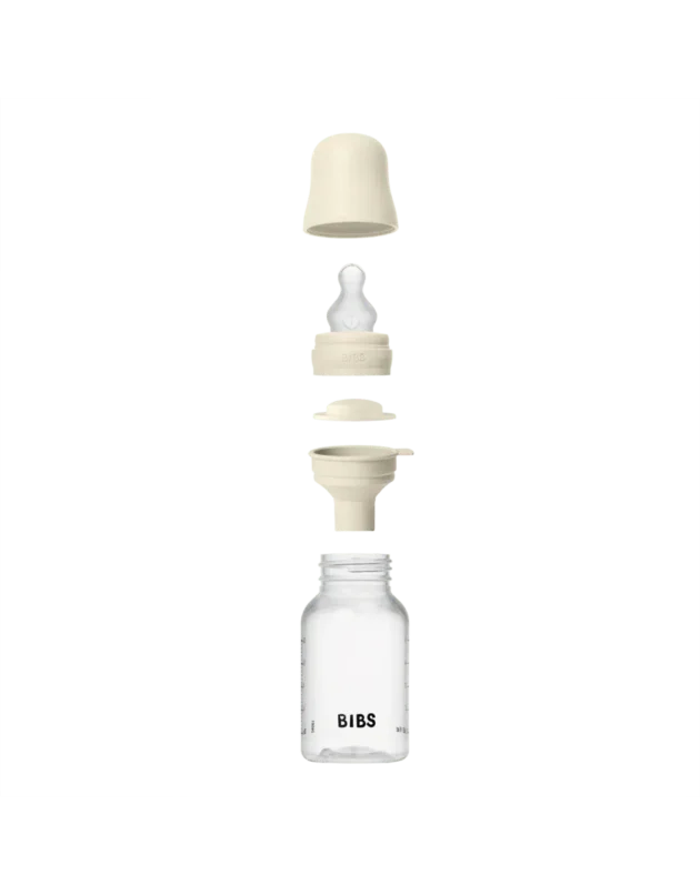 bibs – biberon grow and flow silicone set 150ml + 270ml - ivory 1 BIBS – Biberon grow and flow silicone set 150ml + 270ml - Ivory