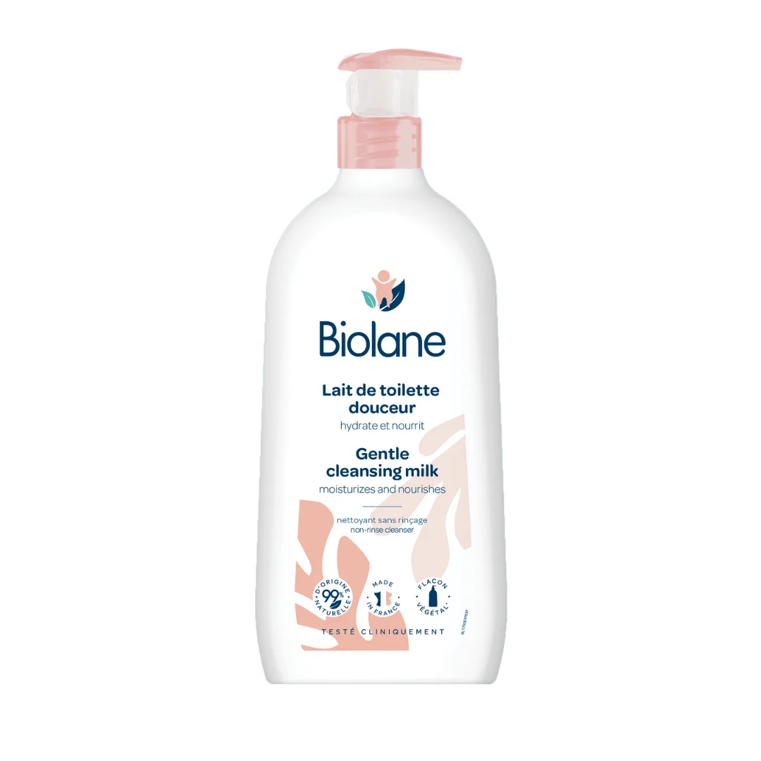 biolane lait de toilette 750 ml – vue de profil Lait de Toilette Douceur 750 ml - Biolane