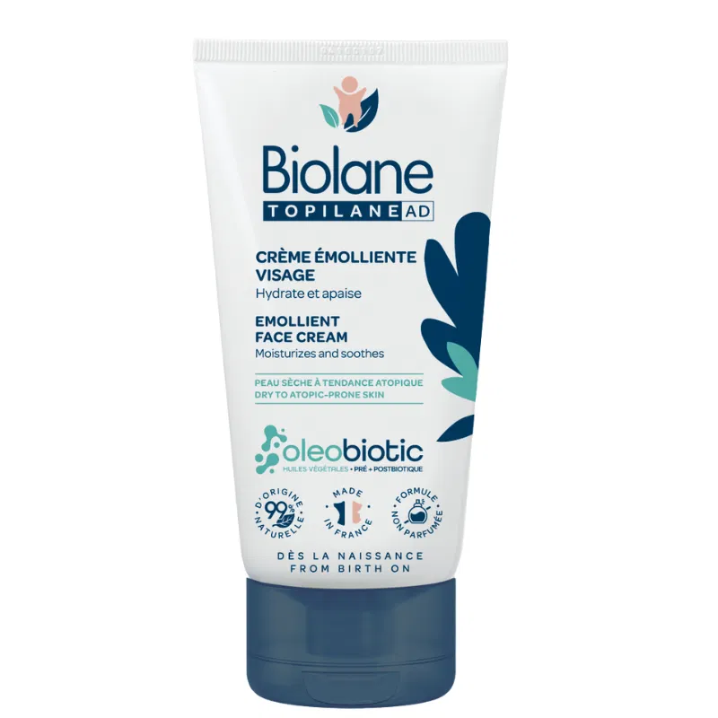 Crème Visage Émolliente Topilane AD 50 ml –  Biolane