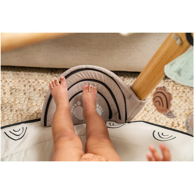 Tapis D'Eveil luxe en bois black and white - Tiny Love