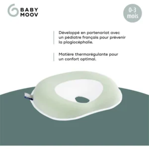 cale-tête cosyhead fresh sage green Cale-tête Cosyhead Fresh Sage Green - Babymoov