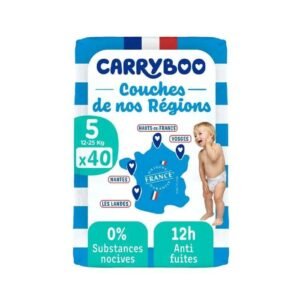 Couches écologiques taille5 (12-25kg) 40 unités – Carryboo