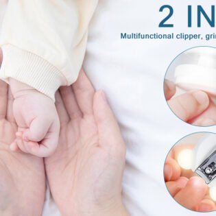 coupe-ongles bébé efficace Lime et coupe-ongles électrique 2en1 rechargeable bébé
