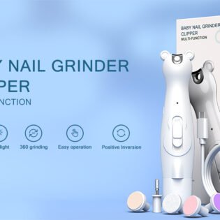 coupe-ongles bébé electrique Lime et coupe-ongles électrique 2en1 rechargeable bébé