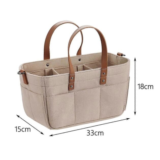 dimension grand panier de rangement en feutrine pour accessoires bébé Panier de rangement