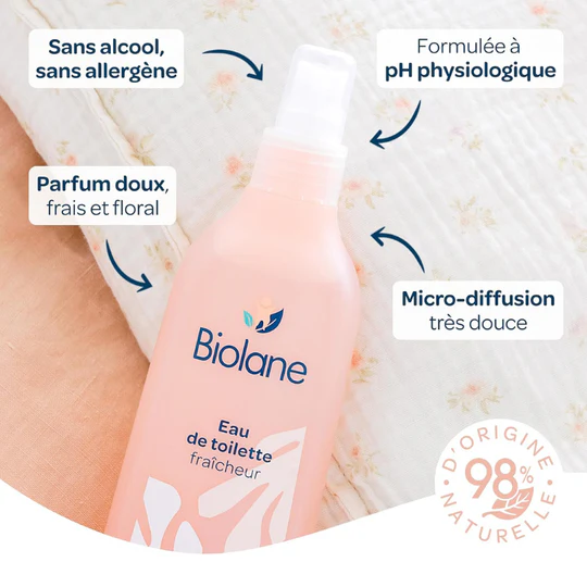 Eau de toilette parfumée 200 ml – Biolane