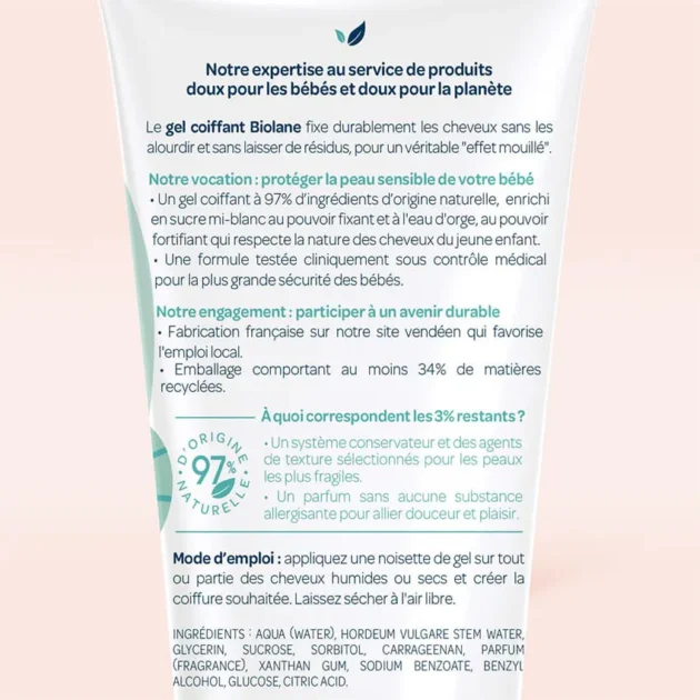 gel-coiffant-pour-Bebe Biolane – Gel Coiffant 100 ml