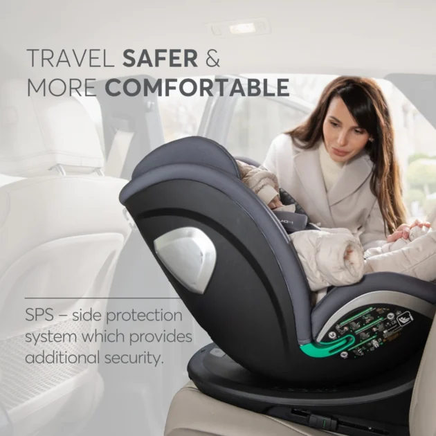 Siège auto 0-1-2-3 (0-36kg) i-drive i-size rotatif 360° - Kikkaboo