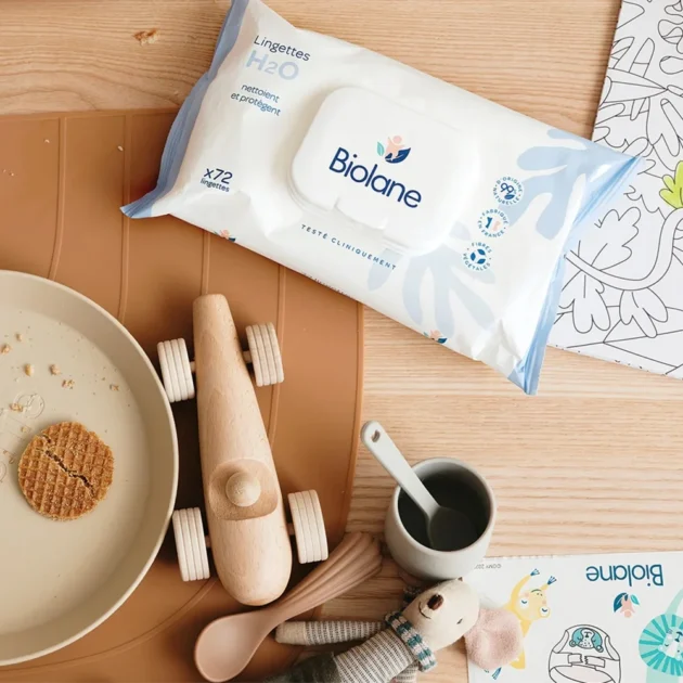 Lingettes H2O Bébé 72 unités – Biolane