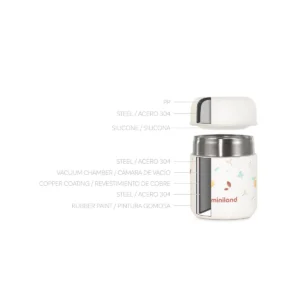 mini thermos valencia 280 ml - miniland Mini thermos solide Valencia 280 ml - Miniland