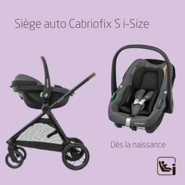 Poussette Zelia S Trio Avec CabrioFix S i-Size - Maxi-Cosi
