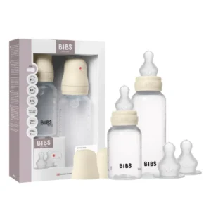 BIBS –  Biberon grow and flow silicone set 150ml + 270ml - Ivory