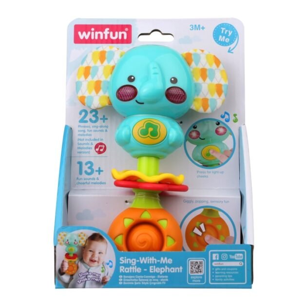 Hochet Éléphant  (0m+) - Winfun