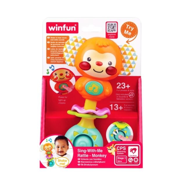 profil hochet singe (0m+) - winfun Hochet singe (0m+) - Winfun