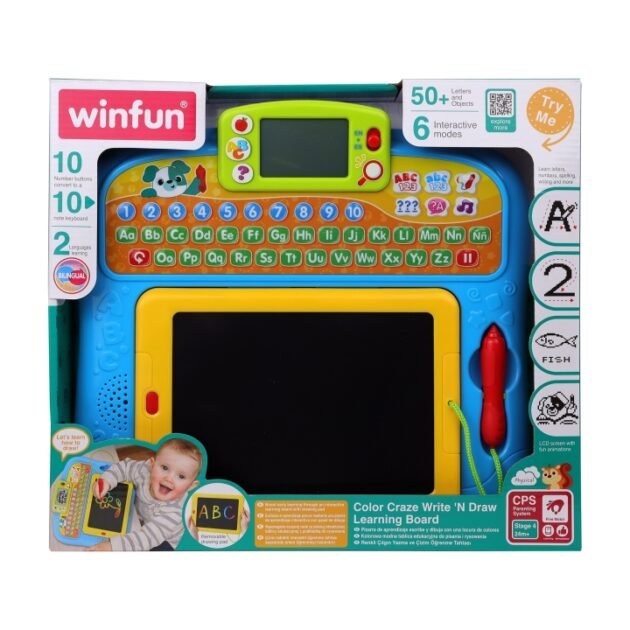 profil tableau d'apprentissage et de dessin interactif arc-en-ciel - winfun Tableau d'apprentissage et de dessin interactif arc-en-ciel - Winfun