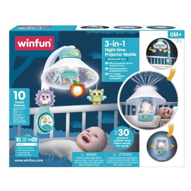Projecteur mobile 3en1 - Winfun