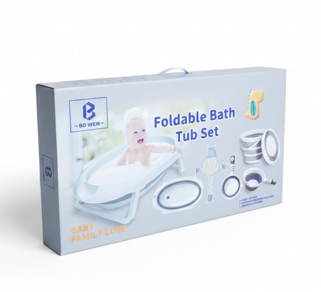 Set Baignoire Pliable avec thermomètre et filet de bain - Bo Wen