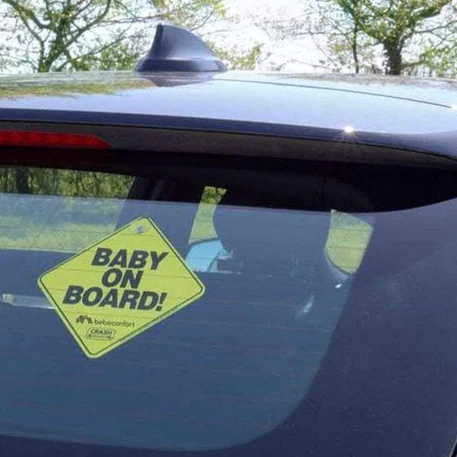 sticker plastifié baby on board - bebeconfort Sticker Plastifié Baby on board - Bebeconfort