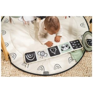 Tapis D'Eveil luxe en bois black and white - Tiny Love