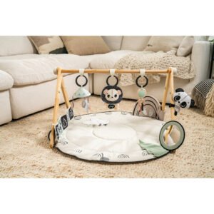 Tapis D'Eveil luxe en bois black and white - Tiny Love