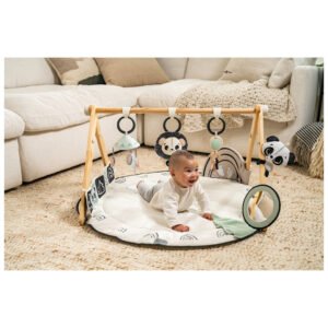 Tapis D'Eveil luxe en bois black and white - Tiny Love