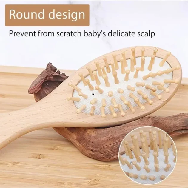 3-brosses-a-cheveux-et-peignes-pour-bebe Set 3 pièces Brosses et peigne pour bébé - Smart Baby