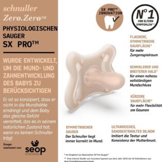 Sucette ultra soft zero zero 0 à 6m silicone SX Pro - Suavinex