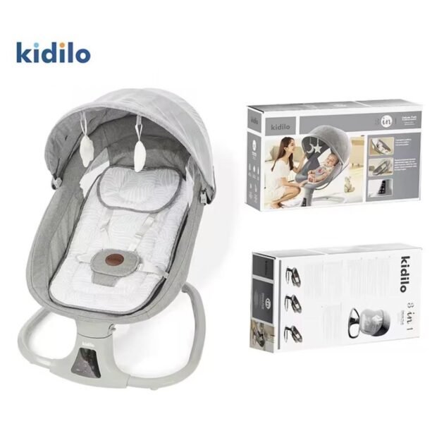 balancelle électrique confortable - kidilo Balancelle électrique multifonctionnelle 3en1 - Kidilo