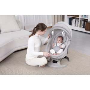 Berceau électrique multifonction Orbit beige bluetooth - Mastela