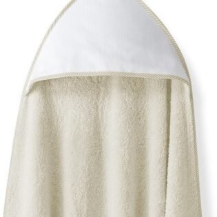 cape de bain avec bavoir 1x1m - inter baby Cape de bain avec bavoir 1 x 1m- Interbaby