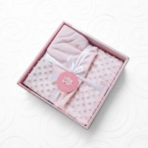 couverture coraline en bulles 80x110 - interbaby rose Couverture Coraline en Bulles 80x110 - Interbaby