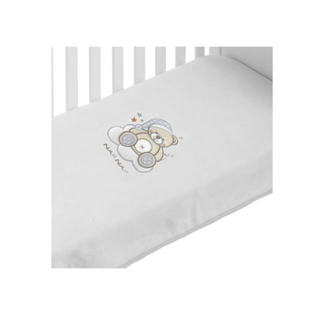 Couverture Teddy 80 x 110 cm grise - Naf Naf