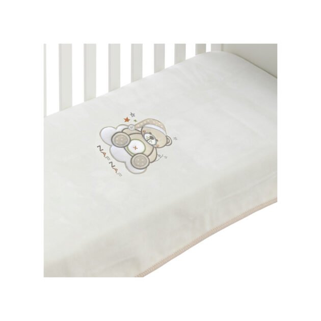 Couverture Teddy 80 x 110 cm beige - Naf Naf