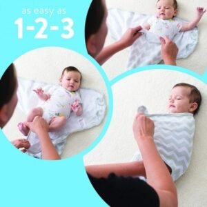 Couverture d'emmaillotage + bonnet - Eonmother