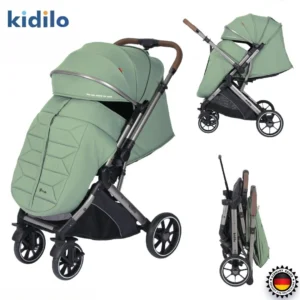 Poussette réversible compacte 6600F avec couvre-jambes - Kidilo
