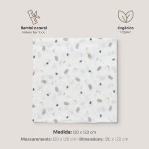 Lange coton Kaola 120 x 120 cm- Interbaby