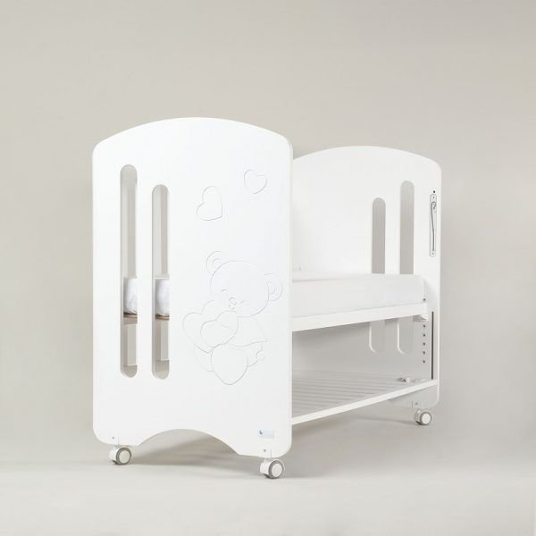 lit bébé lovely premium avec fonction cododo - inter baby1 Lit en bois bébé Lovely Premium avec fonction cododo - Interbaby