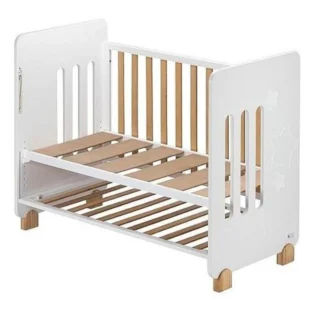 Lit en bois bébé Star Nature avec fonction cododo - Interbaby