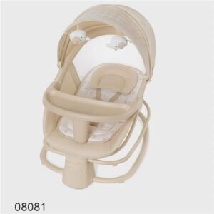 profil balancelle transat multifonctionnel de luxe 4en1 beige - mastela Balancelle transat multifonctionnelle de luxe 4en1 beige - Mastela