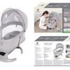 Berceau électrique multifonction Orbit gris bluetooth - Mastela
