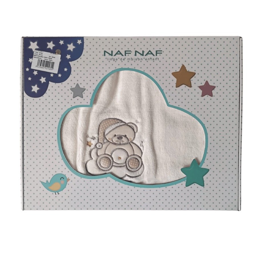 Couverture Teddy 80 x 110 cm beige - Naf Naf