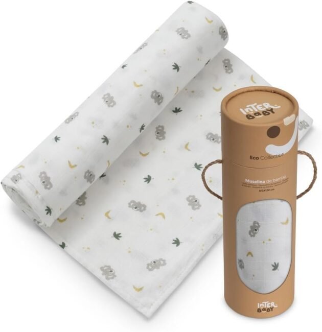 Lange coton Kaola 120 x 120 cm- Interbaby